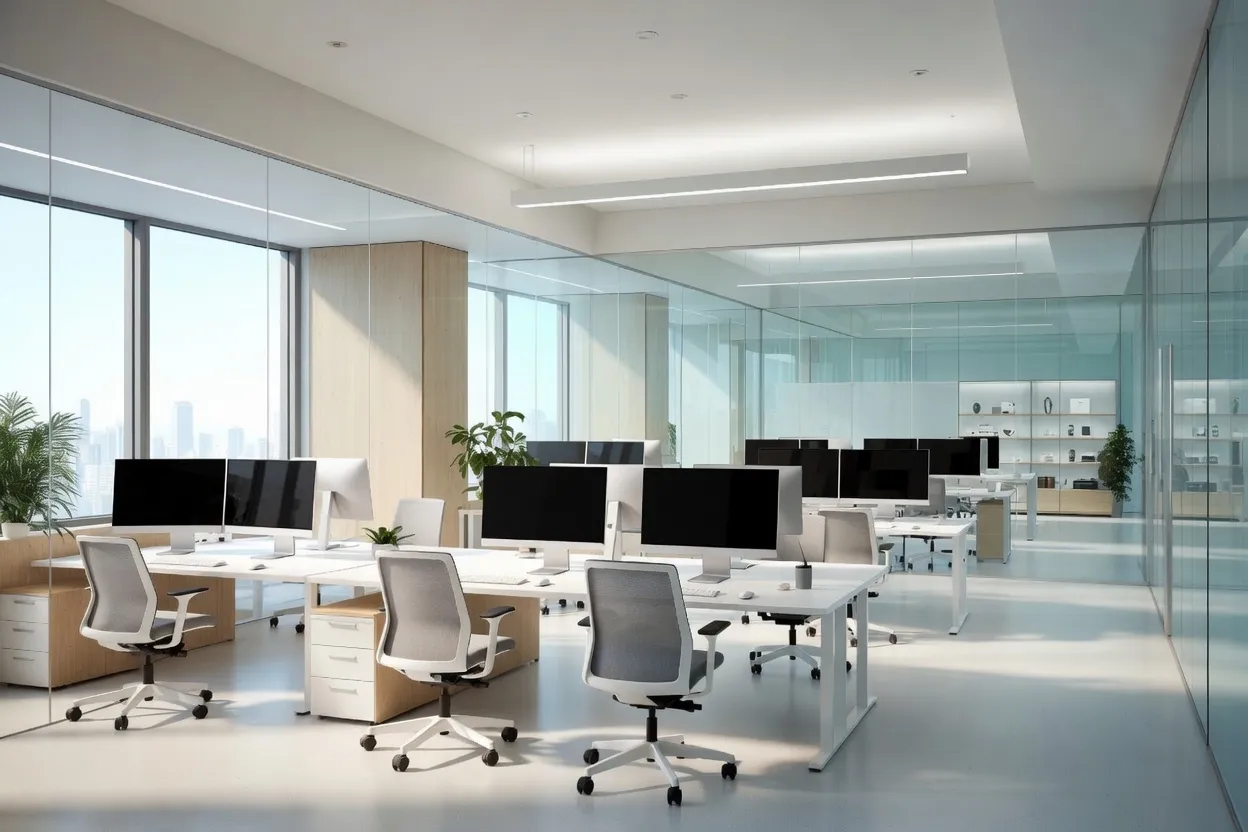 Modern healthtech company office